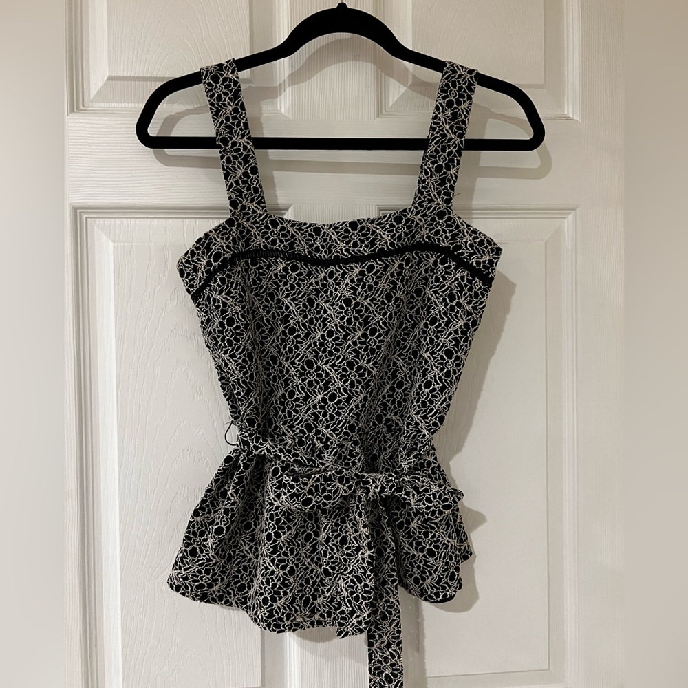 Banana republic peplum tank